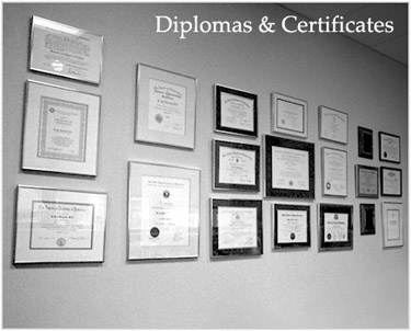 Diplomas and Certificates