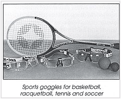 Sports goggles for children